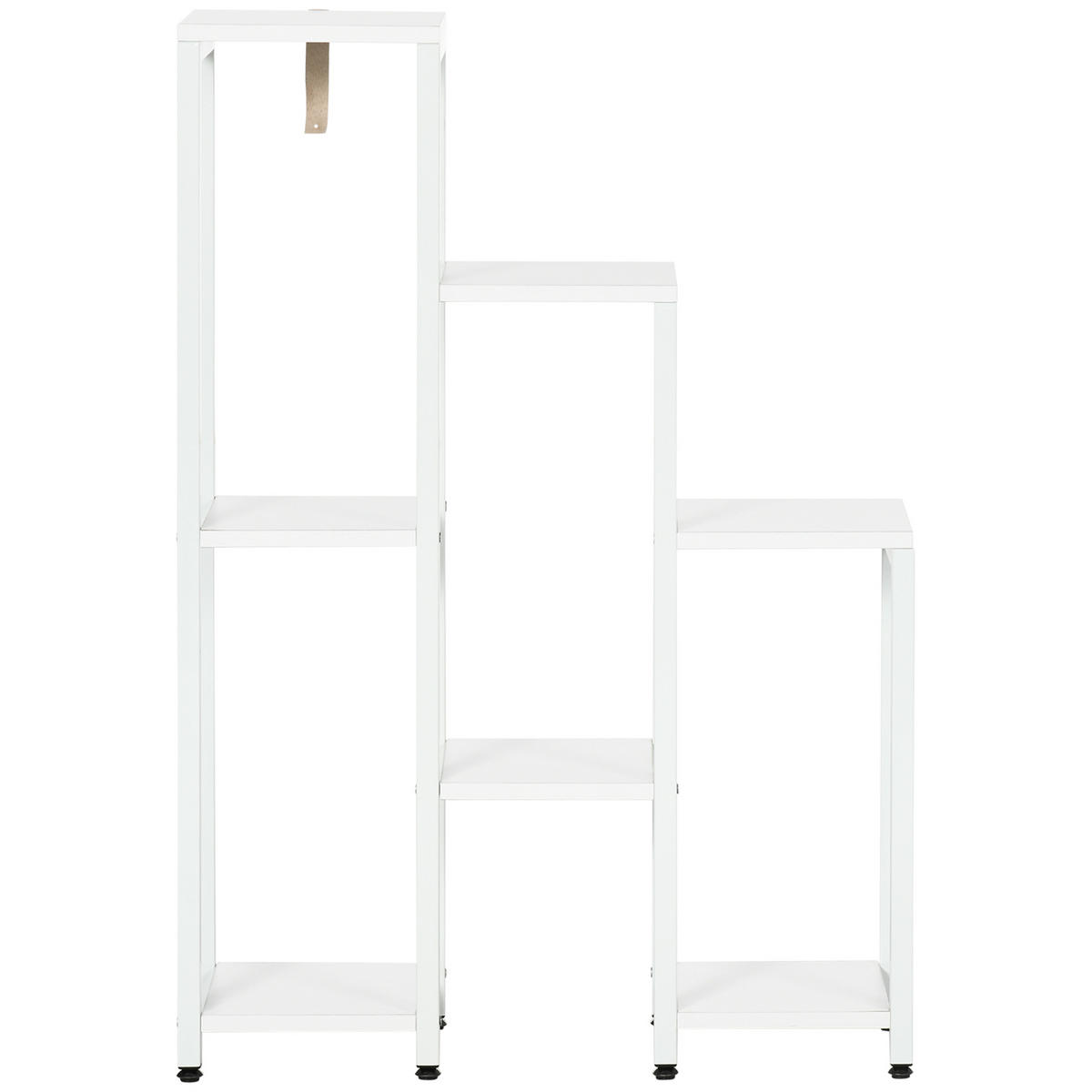 PFLANZENSTÄNDER mit 7 Ablagen - Weiß, Kunststoff (23/94.5/65cm) - Outsunny