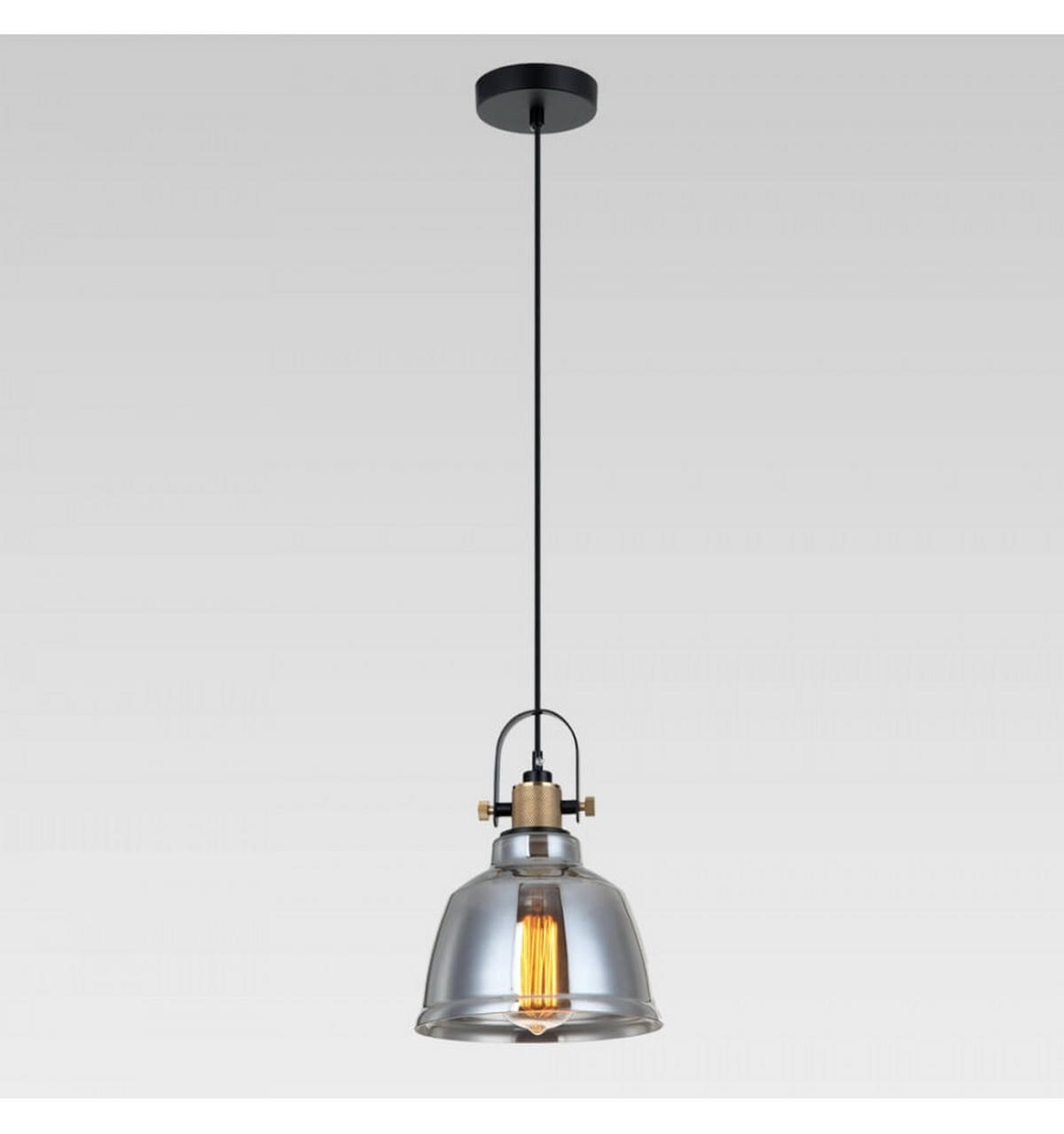 HÄNGELEUCHTE Kalinka, Rauchgrau, 150cm - Grau, Glas (150/20/150cm) - KOSILUM