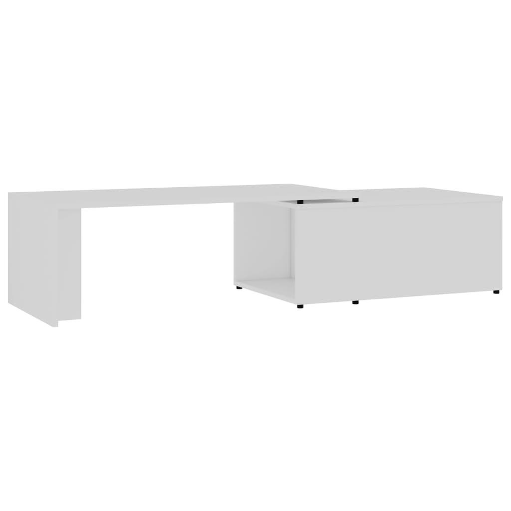 COUCHTISCH Weiß 150x50x35 cm Holzwerkstoff - Weiß, Holzwerkstoff (50/150/35cm) - furnicato