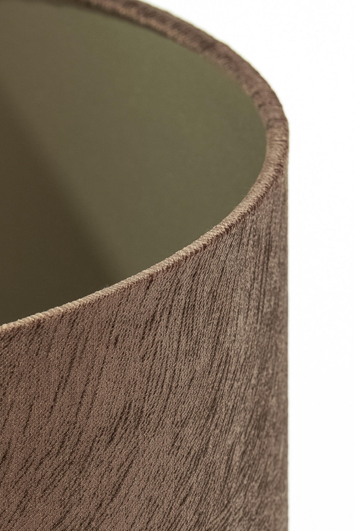 LAMPENSCHIRM Lubis Braun Ø50/38 cm - Braun, Textil (50/50/38cm) - Light & Living