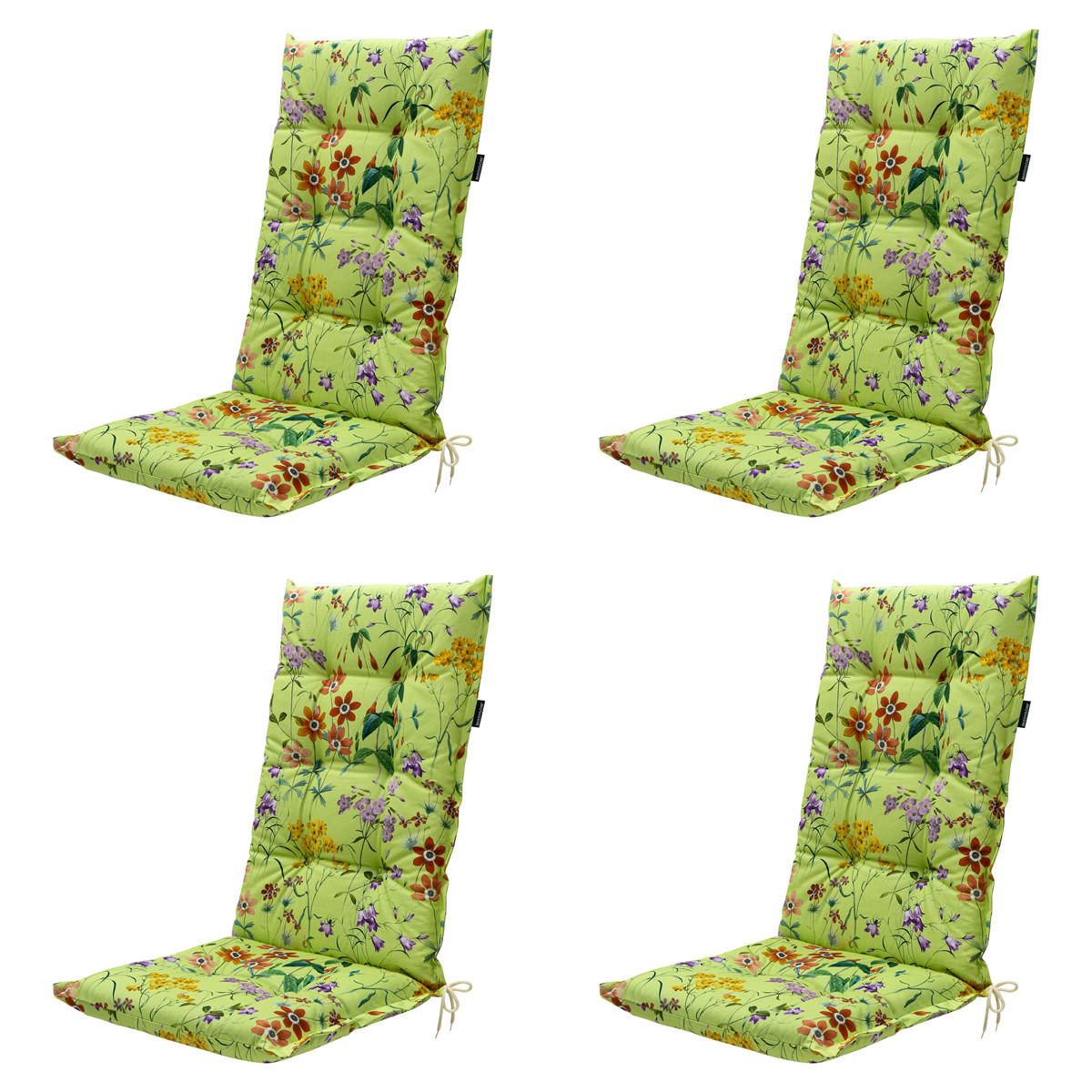 GARTENSTUHLKISSEN Milly 123/50 cm 4er-Set - Grün, Textil (50/7/123cm) - Madison