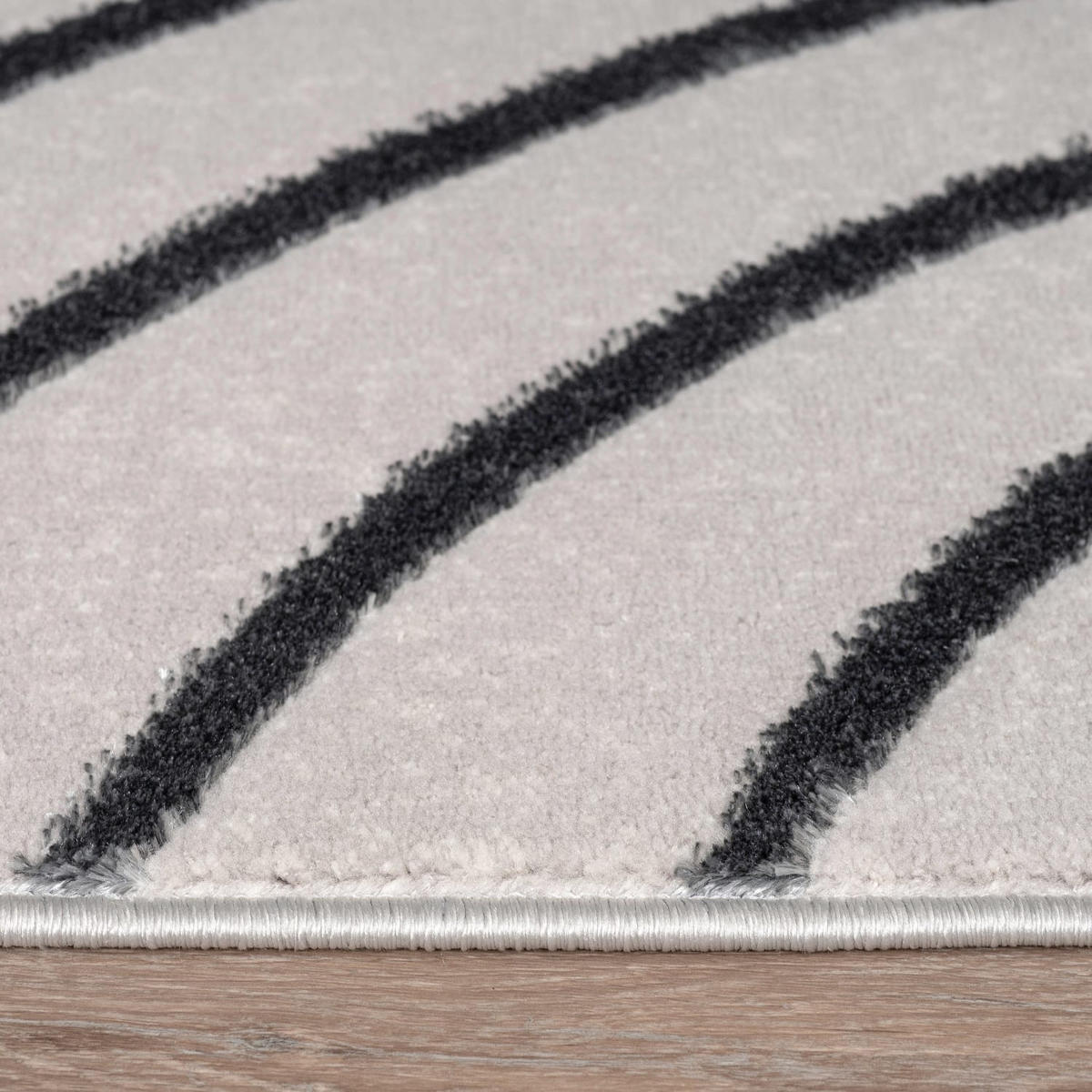 TEPPICH Kurzflor Abstrakt Wohnzimmer schmutzabweisend Grau Rechteckig 160x230 - Grau, Textil (160/230cm) - KADIMA DESIGN