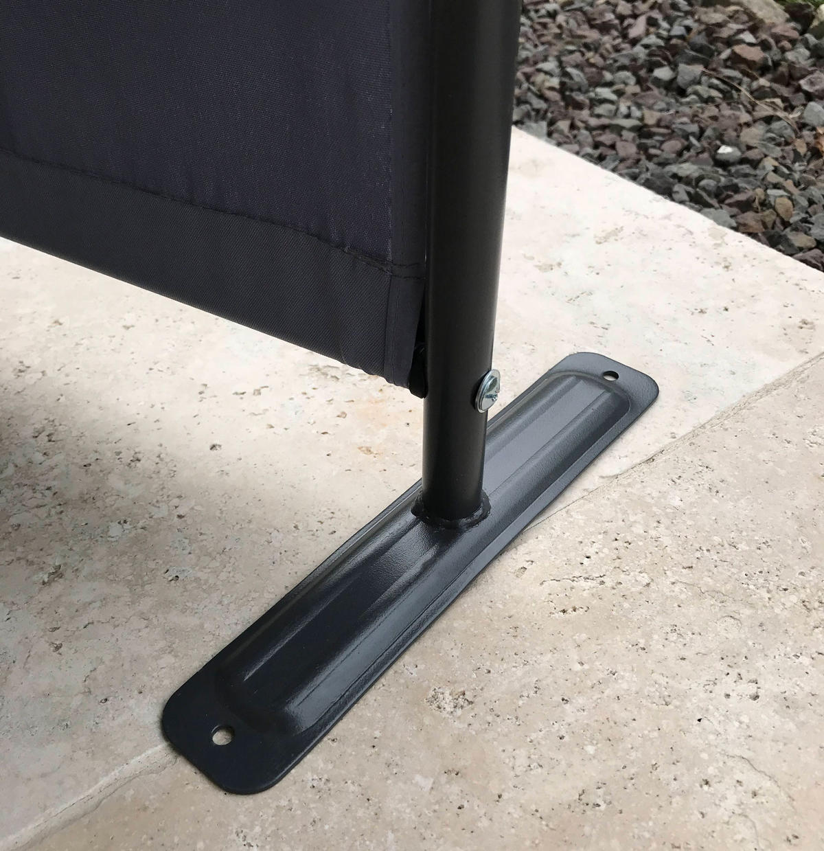 PARAVENT 2 Stück 4-tlg. 220x165 cm Grau - Grau, Metall (220/165cm) - QUICK STAR