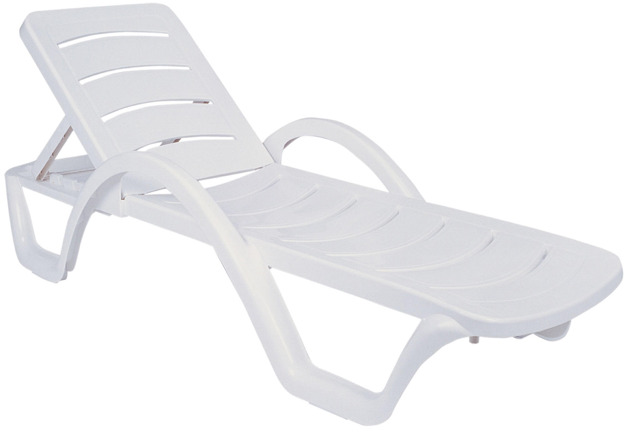 SONNENLIEGE Heaven - 4er Set - weiß - Weiß, Kunststoff (54/30/187cm) - TPFGarden