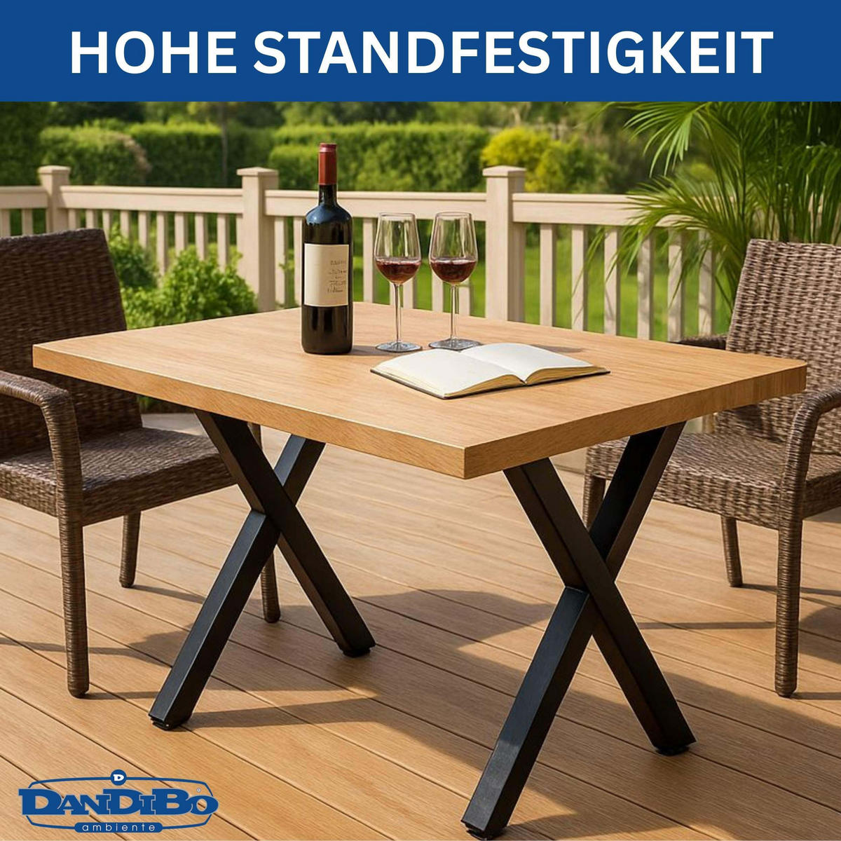 TISCHBEINE Metall Schwarz 60 x 72 cm Tischgestell Höhenverstellbar - Schwarz, Metall (60/72/8cm) - DanDiBo