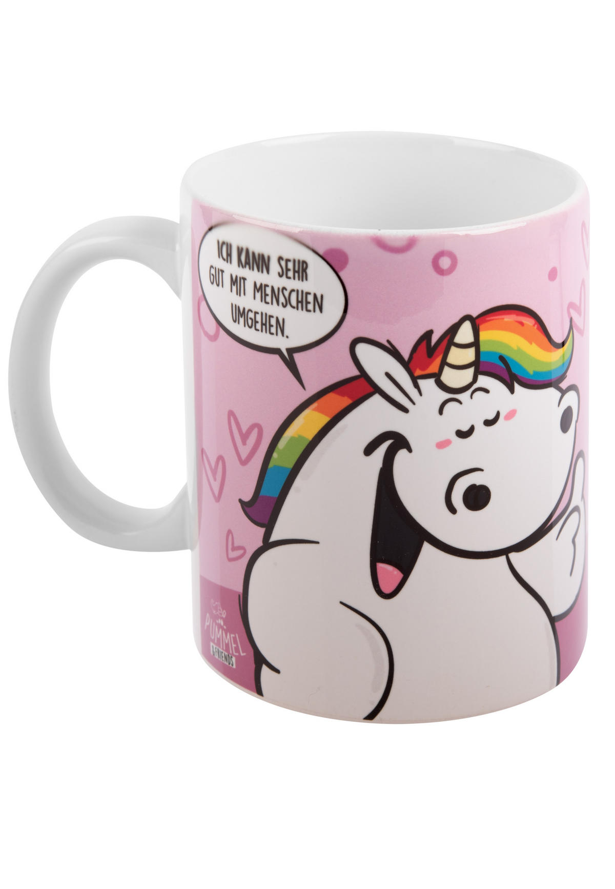 KAFFEEBECHER Pummel und Friends Mehrfarbig 320 ml - Multicolor, Keramik (0.32L) - United Labels