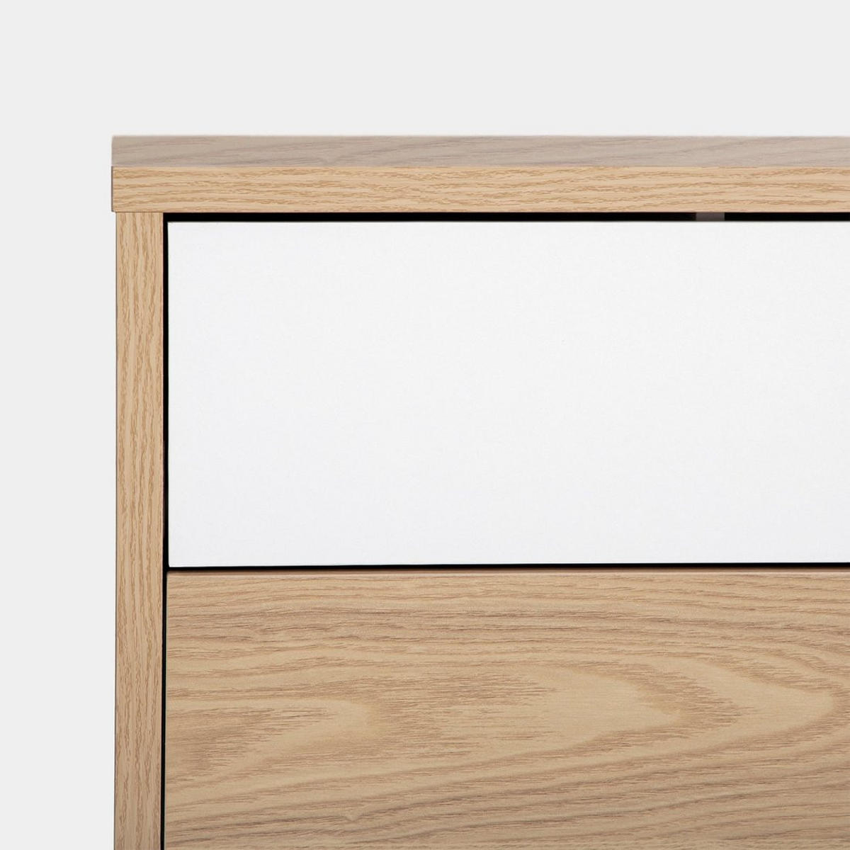 SCHWEBENDER NACHTTISCH Kanye Zweifarbig 40 cm x 30 cm 2er-Set - Multicolor, Holzwerkstoff (40/30/30cm) - Klast Home