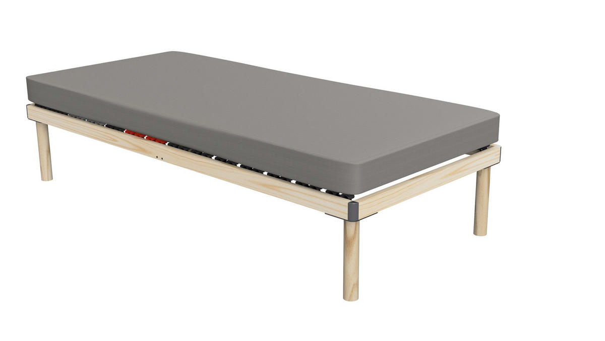 BETTGESTELL DORADO Massivholz Buche 100x200 cm - Naturfarben, Holz (100/200cm) - Coemo