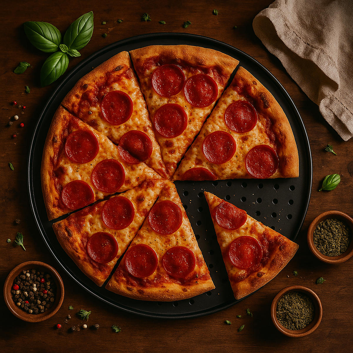 4XPIZZABLECH - Anthrazit, Metall (35/21/33cm) - Relaxdays