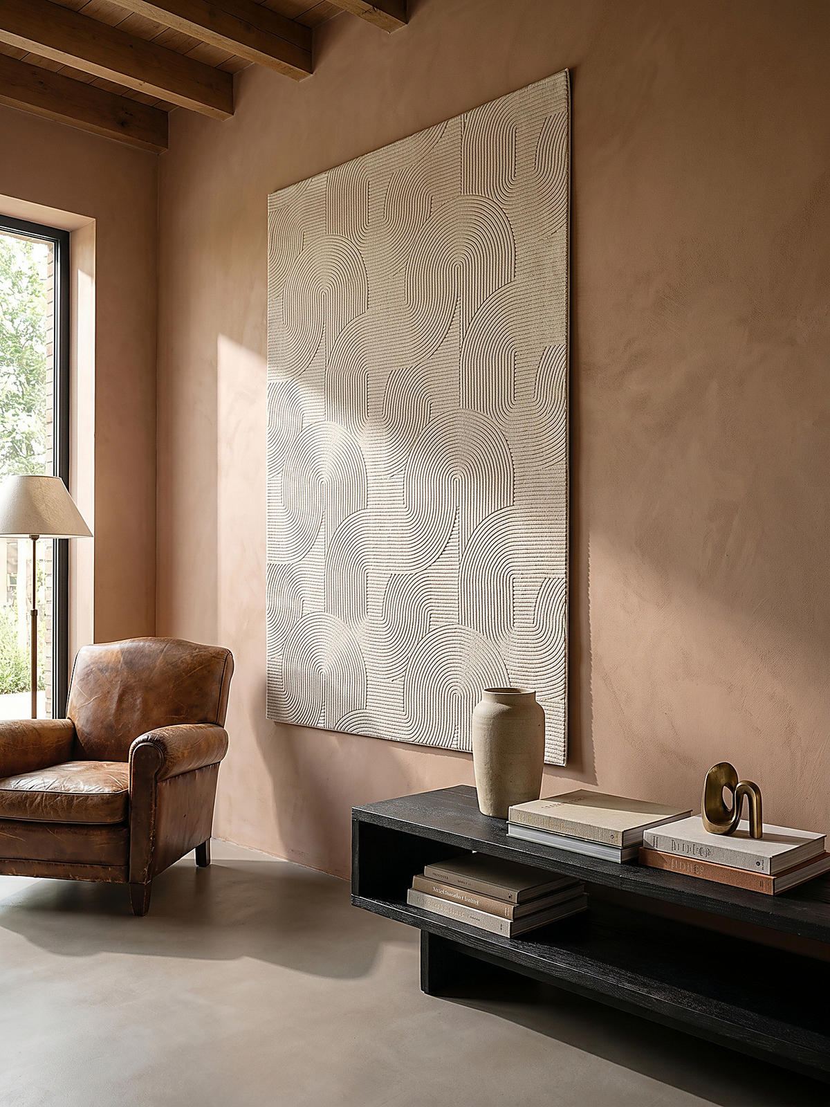 TEPPICHLÄUFER Antirutsch Geometrisch DALAR Polypropylen Creme 80 x 300 cm - Beige, Textil (80/300cm) - KADIMA DESIGN