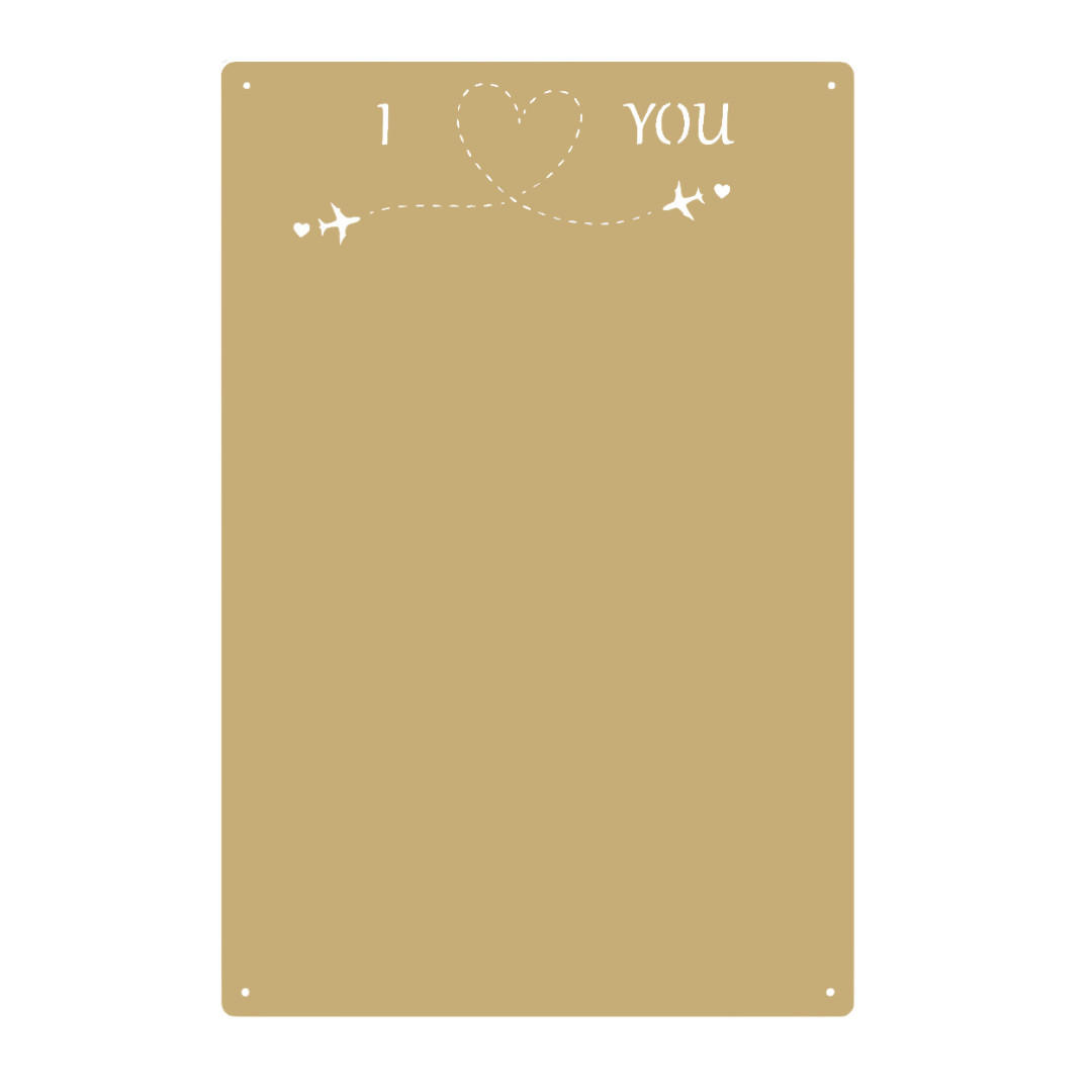 Anwicar Magnettafel Gold 30x50x0.7 cm