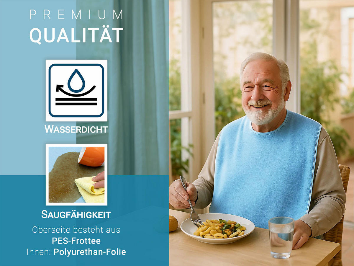 ERWACHSENENLÄTZCHEN, 80x200 cm, 100% Polyester, Blau - Blau, Textil (80/200cm) - Zollner