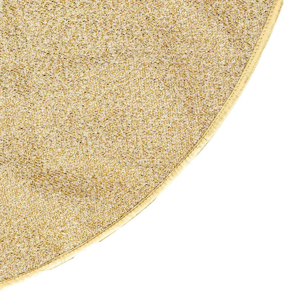 WEIHNACHTSBAUMROCK mit Glitzer 90/90/0,5 cm - Goldfarben, Textil (90/0.5cm) - Atmosphera Createur d´interieur
