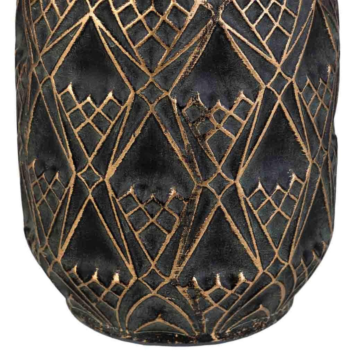 VASE aus Keramik, braun, 17x36cm - Braun, Keramik (36cm) - Wanderlust