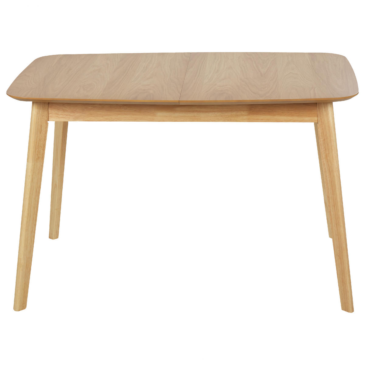 ESSTISCH 120-150/75/75 cm Hellbraun Rechteckig Madox - Hellbraun, Holzwerkstoff (150/75/75cm) - Beliani