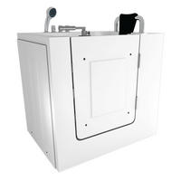 SENIORENWANNE S02-TH-C-R Weiß - Weiß, Glas/Kunststoff (78/113/100cm) - AcquaVapore by Sandra Jentho