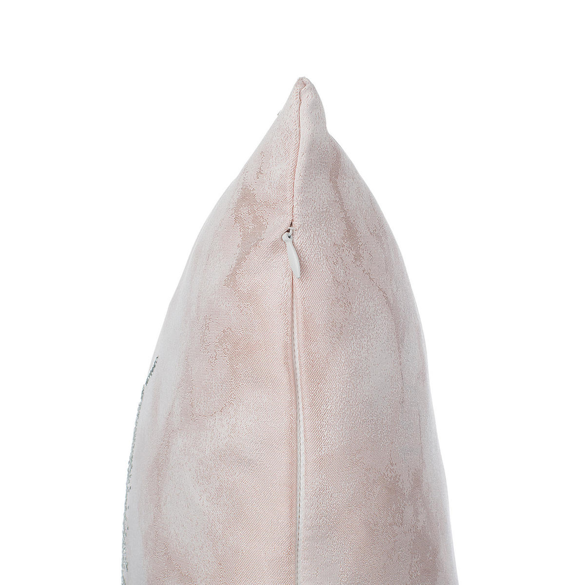 DEKOKISSEN 2er-Set Rosa 45/45 cm Silene - Pink, Textil (45/45cm) - Beliani