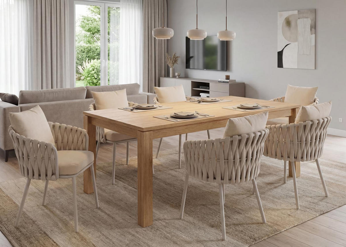 JEDÁLENSKÁ stolička Creme - krémová, kov (56/71/57cm) - MCW