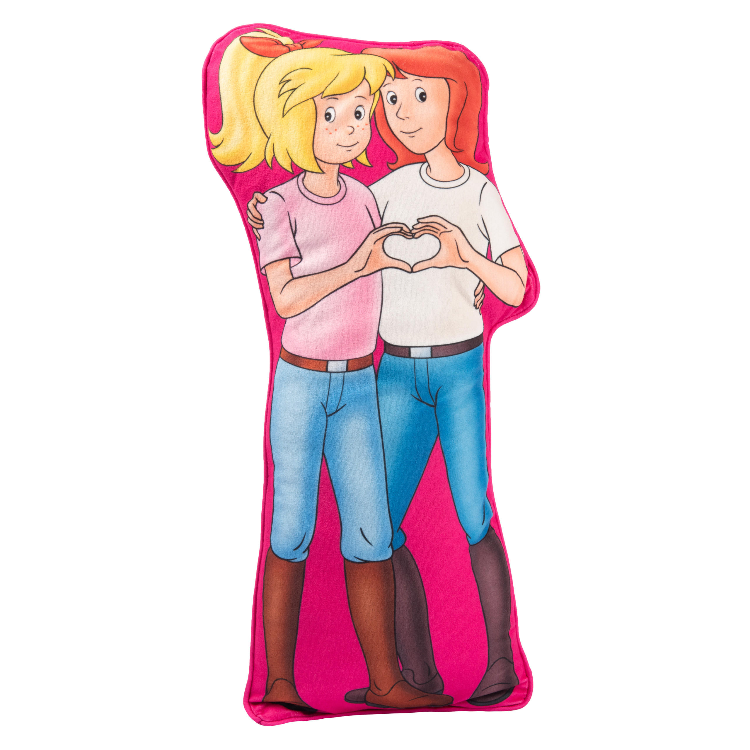 KINDERKISSEN Bibi & Tina BFF Best friends forever 50 x 20 cm - Multicolor, Textil (50/20cm) - United Labels