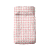 TAGESDECKE vichy 100x130 cm (kinderbett) rosa - Pink, Textil (100/130cm) - Happy Friday