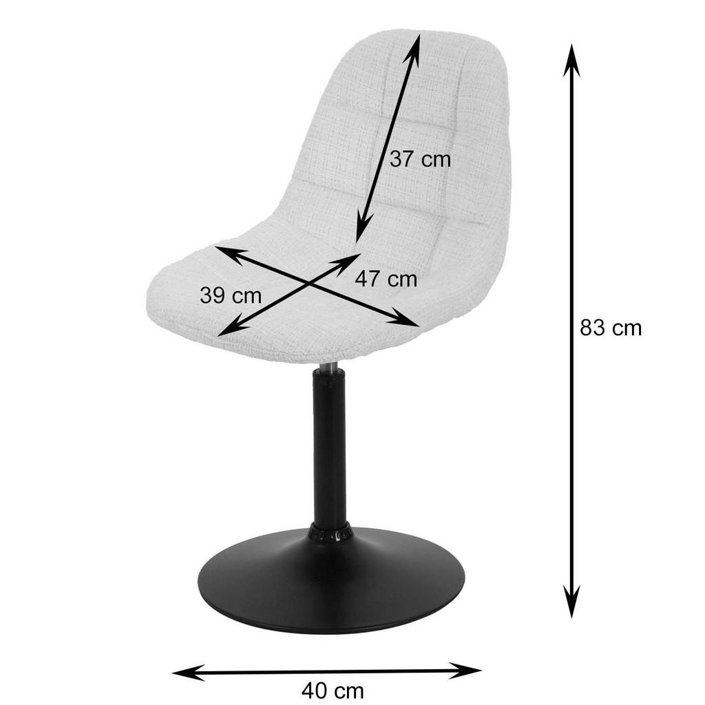 Thumbnail - MCW Esszimmerstuhl, Braun, Textil, 47x83x43 cm, Esszimmer, Stühle, Esszimmerstühle, Vierfußstühle