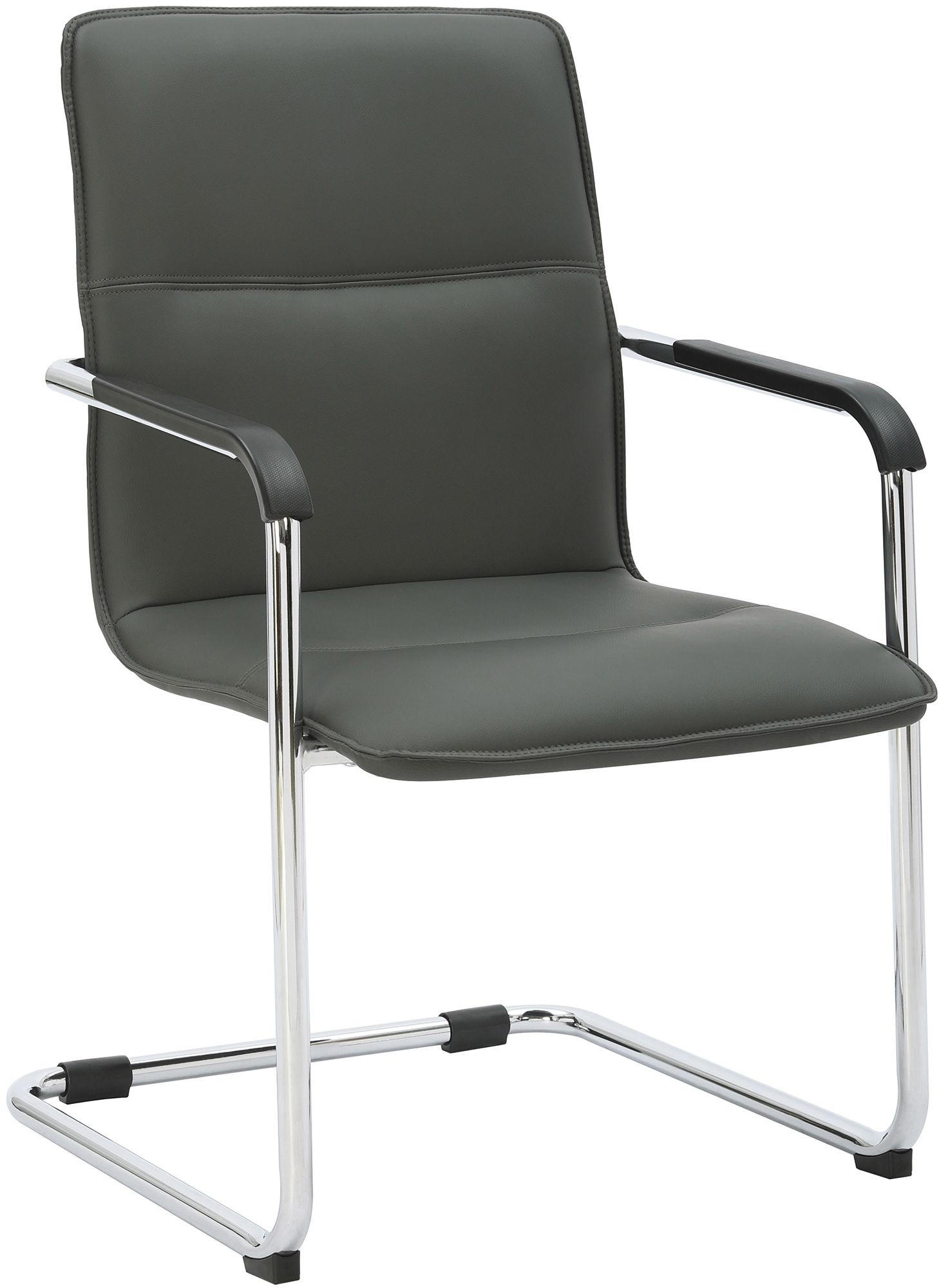 SCHWINGSTUHL Lederlook Grau - Grau, Textil/Metall (57/92/59cm) - CLP