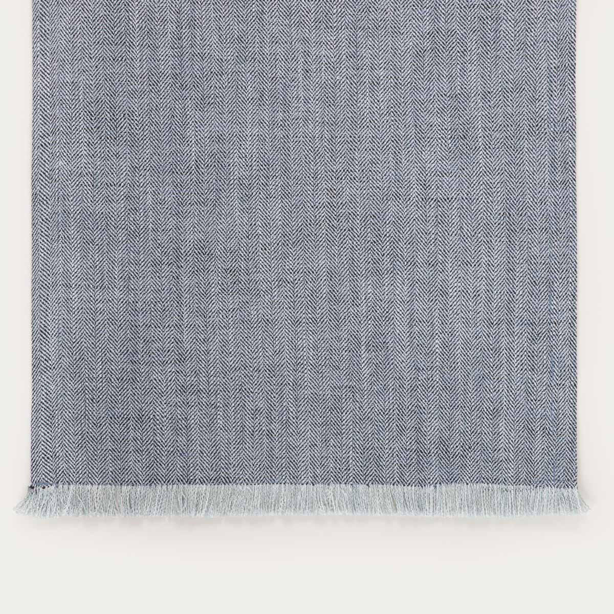 TISCHLÄUFER Tanne 40/160 cm - Blau, Textil (40/160cm) - Homla