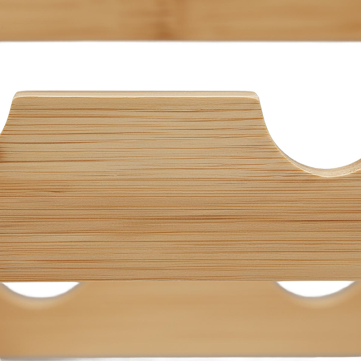 WEINREGAL - Hellbraun, Holz (45/73/45cm) - Relaxdays