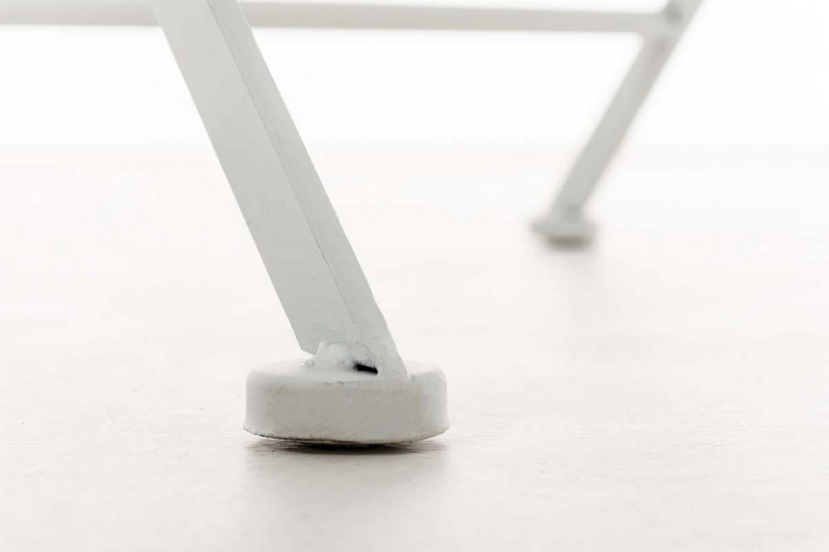 GARTENSTUHL Sidan weiß - Weiß, Metall (42/49/91.5cm) - TPFGarden