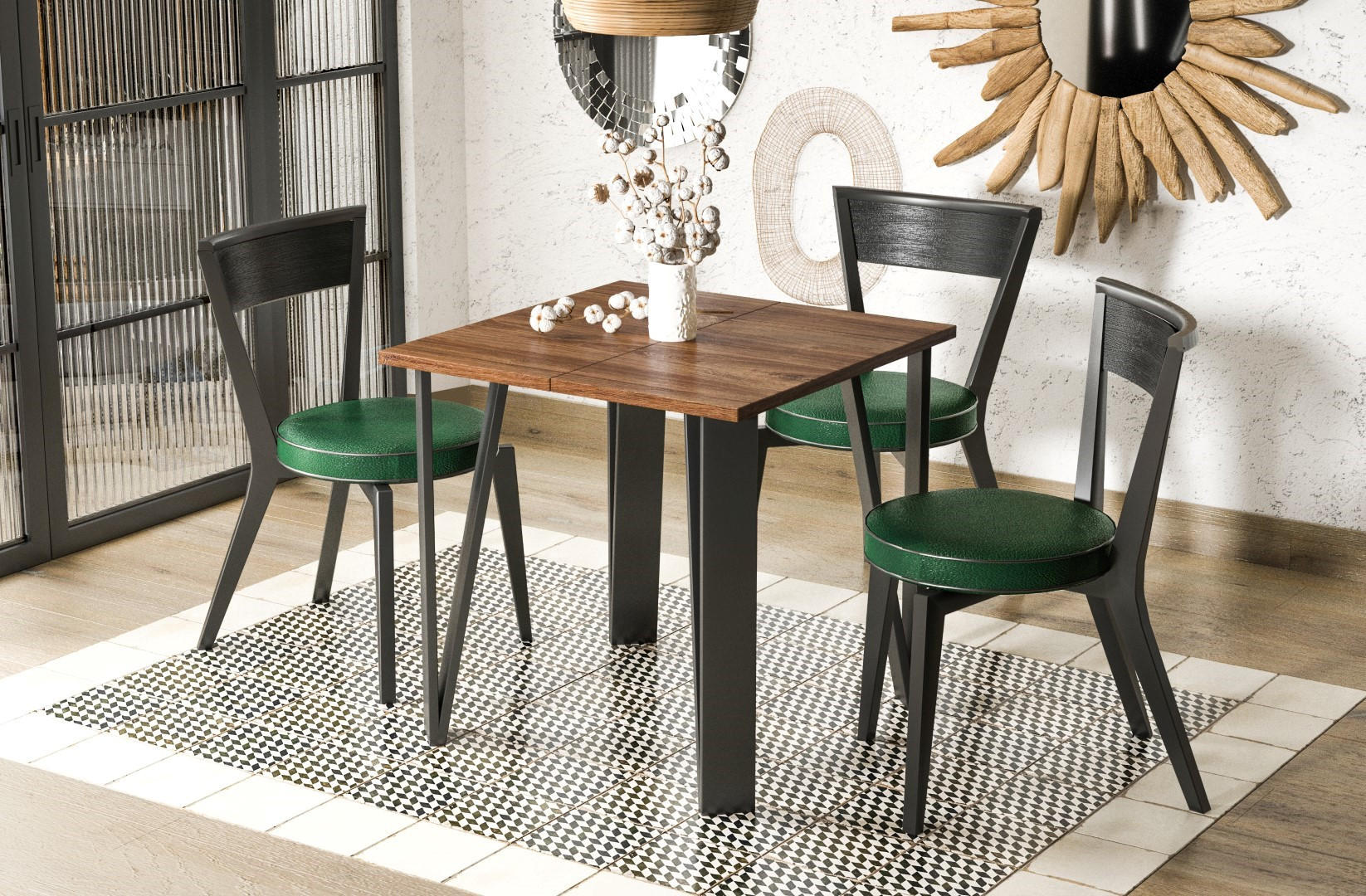 ESSTISCH Adeo ausziehbar bis 170 cm - Eiche San Remo, Holzwerkstoff (80/80/76cm) - Endo-Moebel