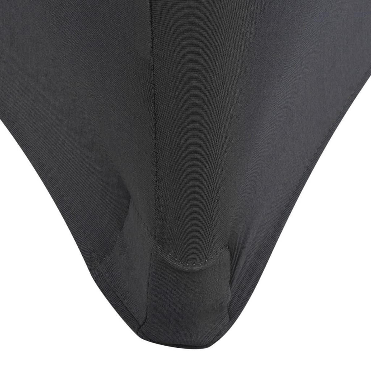 TISCHHUSSE Stretch 2er-Set Afau 183x76x74 cm Anthrazit - Anthrazit, Textil (183/76cm) - DELUKE