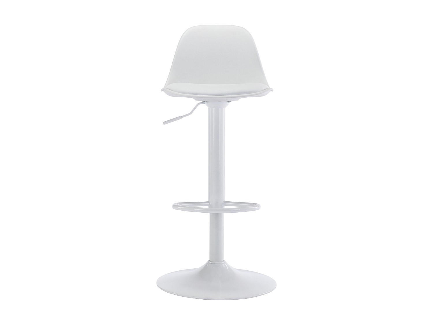 BARHOCKER - 41 cmcm x 39 cmcm - Plastik - Weiß - XAFY - Weiß, Kunststoff (41/101.5/39cm) - Vente-Unique