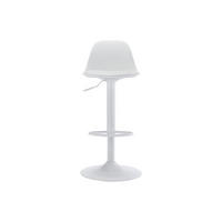 BARHOCKER - 41 cmcm x 39 cmcm - Plastik - Weiß - XAFY - Weiß, Kunststoff (41/101.5/39cm) - Vente-Unique