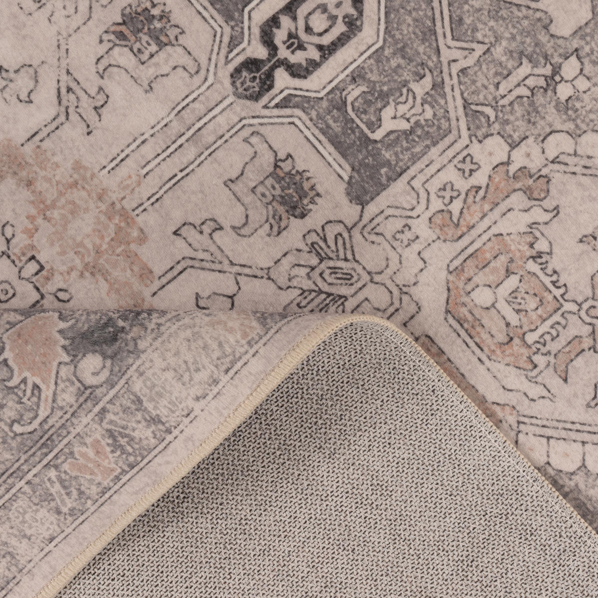 KURZFLORTEPPICH 160/220 cm Semer 425 - Beige, Textil (160/220cm) - Paco Home