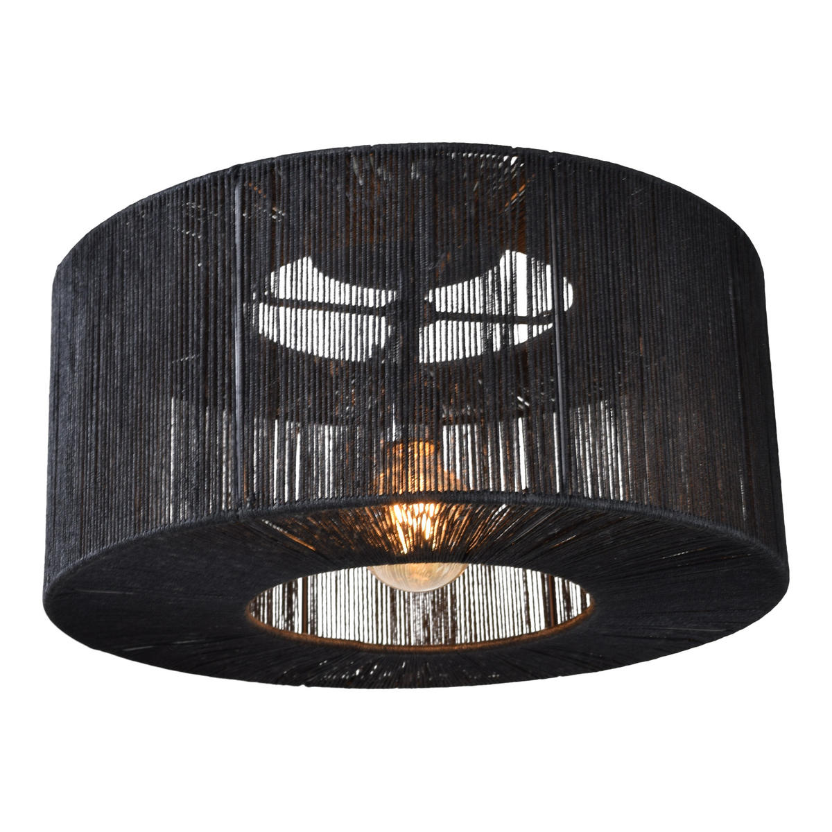 DECKENLEUCHTEN Diro - Schwarz, Metall (45/45/26cm) - Urban Interiors