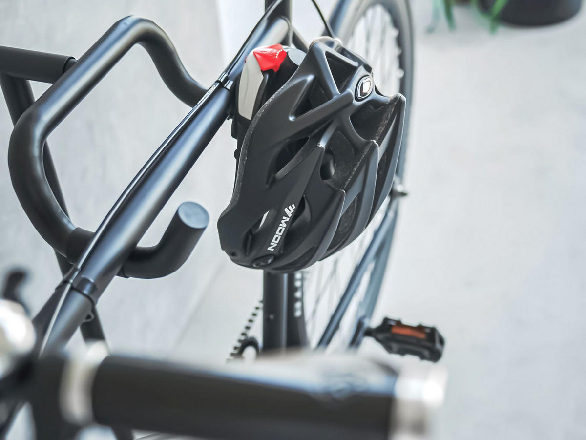 FAHRRAD-STÄNDER Tower schwarz 38/92/33 cm für die Wohnung - Schwarz, Metall (33/94/38cm) - Yamazaki