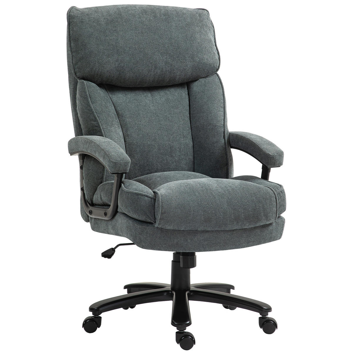 CHEFSESSEL DE-05148 Hohes Design, 200 kg Tragfähigkeit & Wippfunktion Grau - Grau, Metall (79/125/68.5cm) - ComfortXL