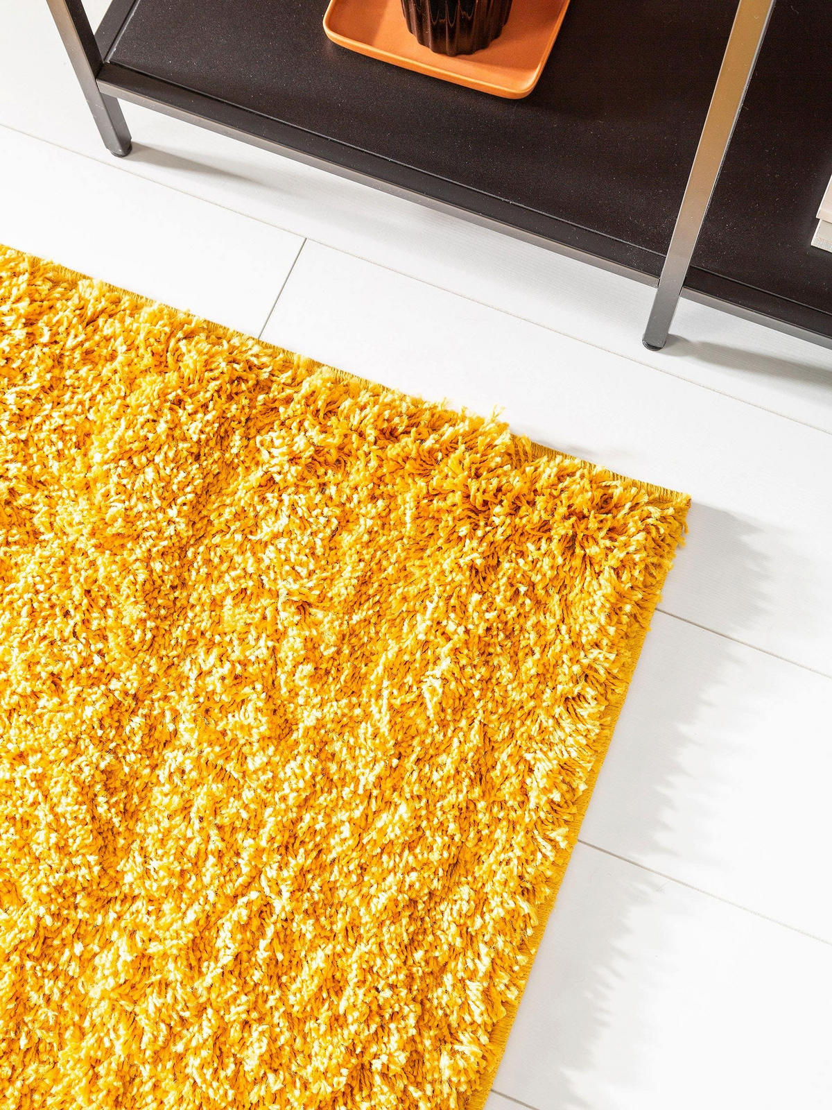 HOCHFLORTEPPICH Soho Gelb 60x120 cm - Gelb, Kunststoff (60/120cm) - benuta