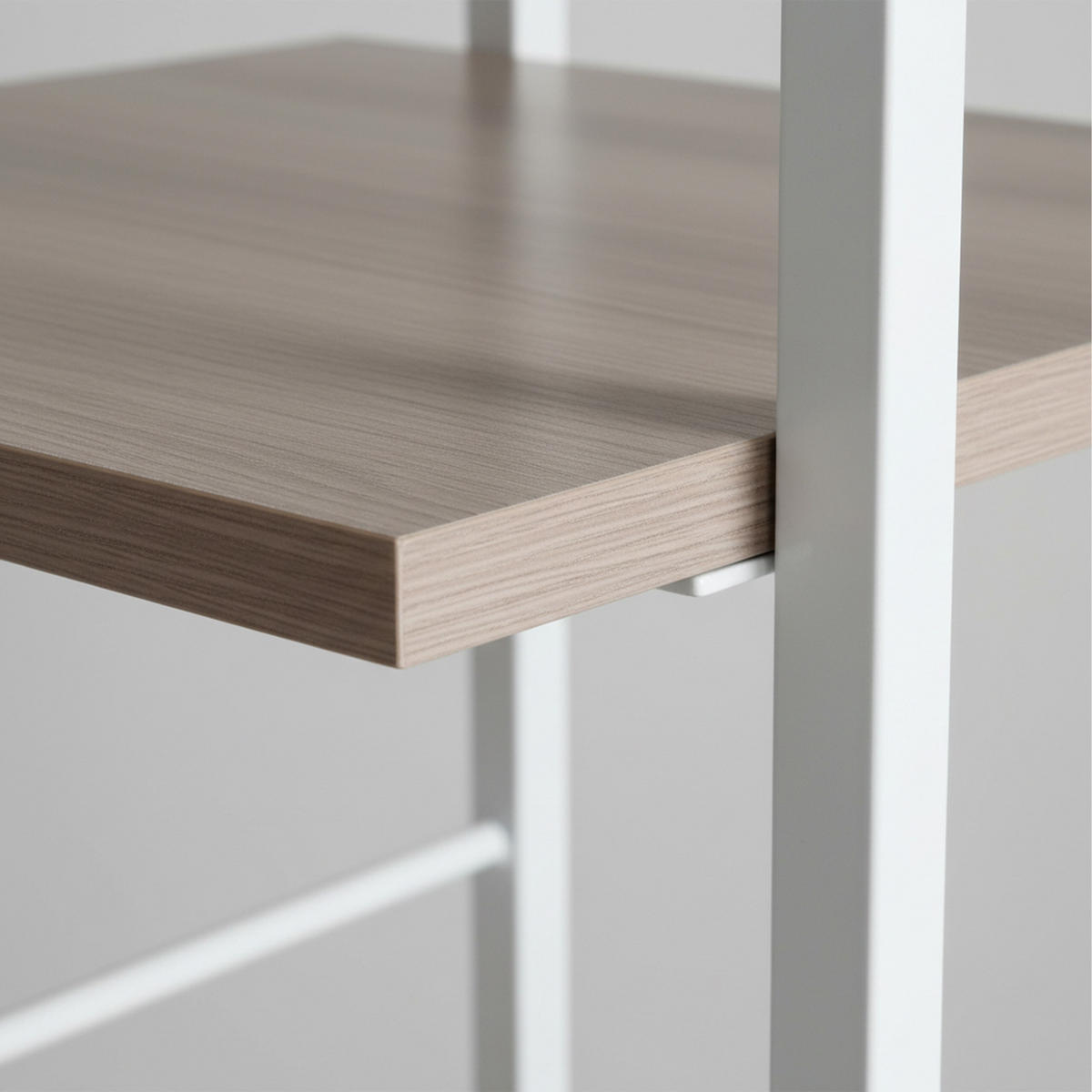 REGÁL - různobarevná, kov/kompozitní dřevo (38/143/24cm) - Relaxdays