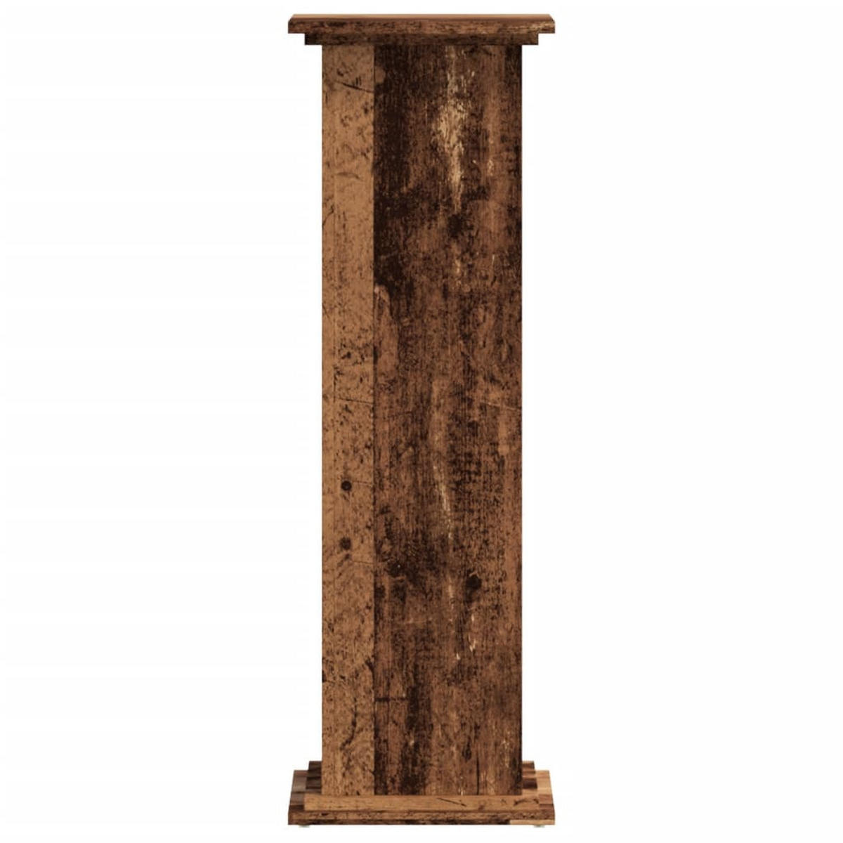 PFLANZENSTÄNDER Altholz-Optik 33/33/100 Cm Holzwerkstoff - Braun, Holzwerkstoff (33/100/33cm) - vidaXL