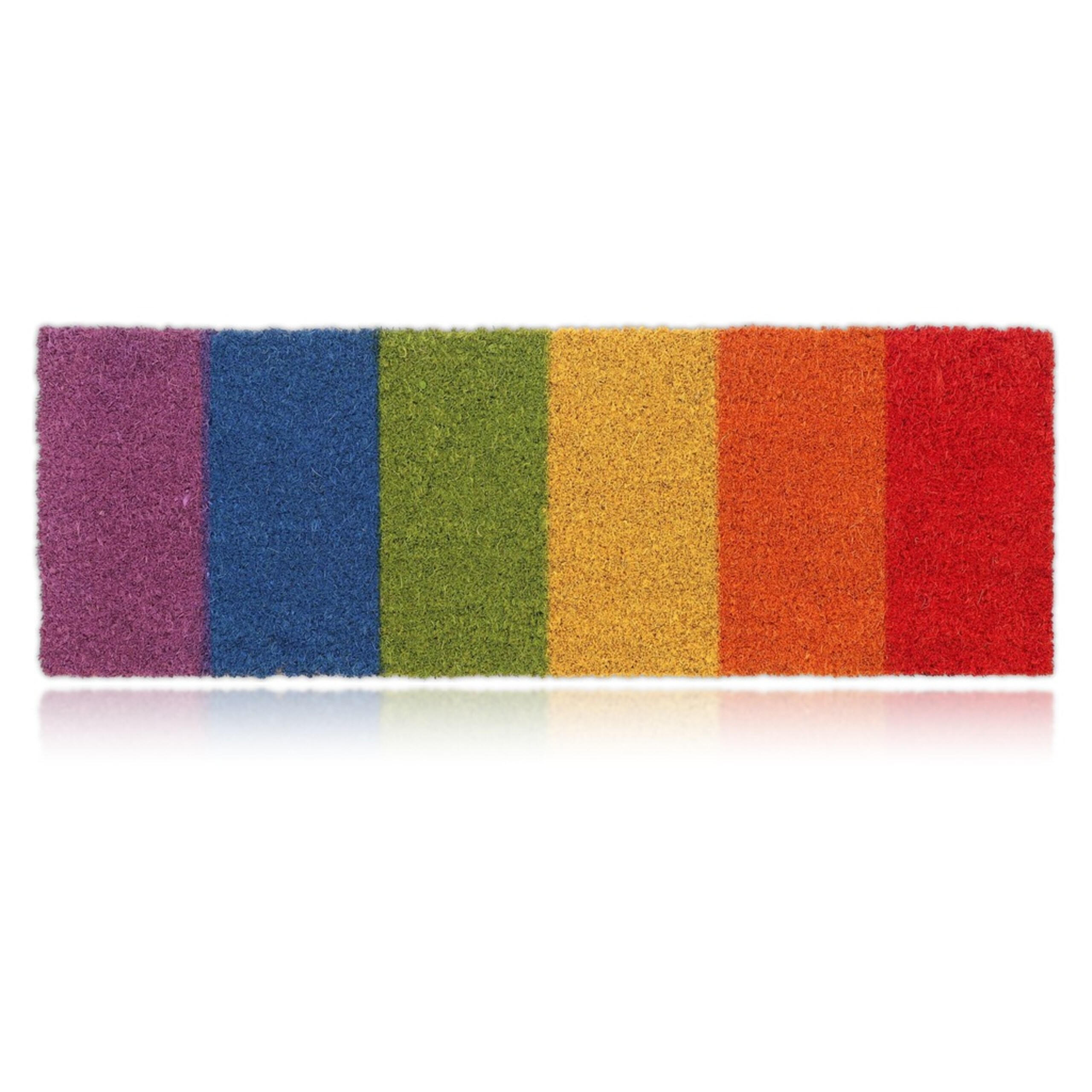 Relaxdays Fussmatte Mehrfarbig 75x25 cm