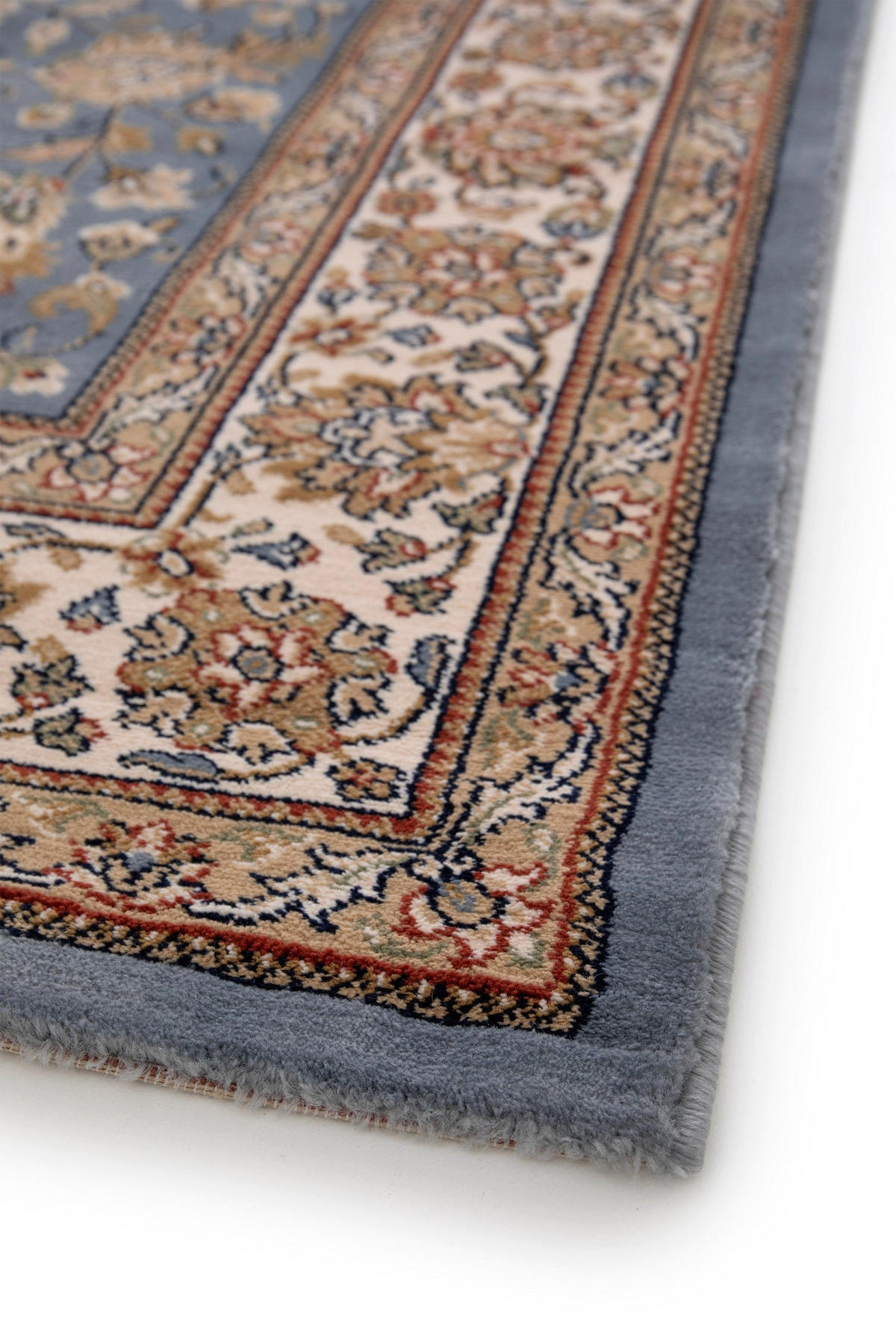 DESIGN Teppich mit Blumenmuster blau - Blau, Textil (170/230cm) - AFK Living