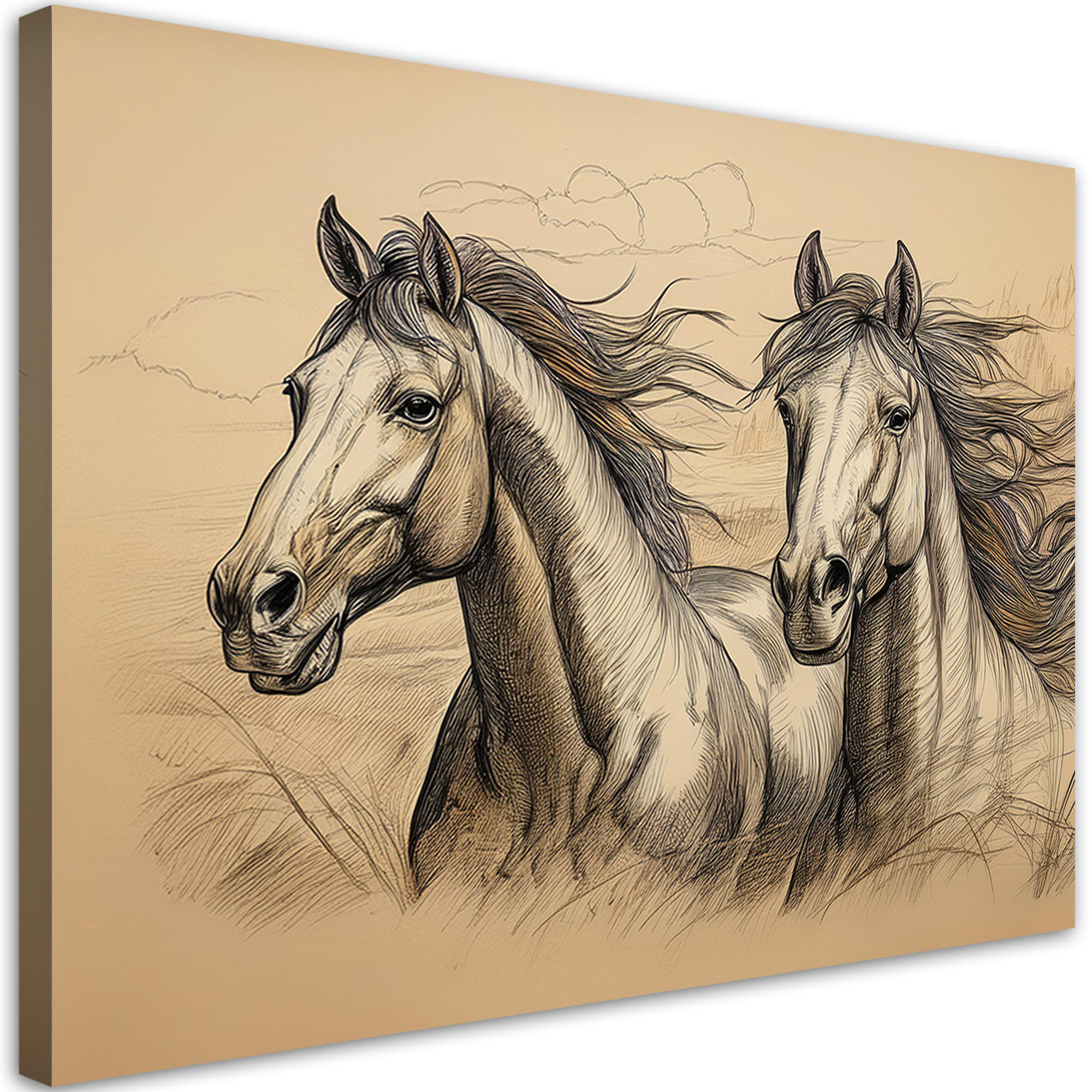 Feeby Wandbild Beige 60x40 cm