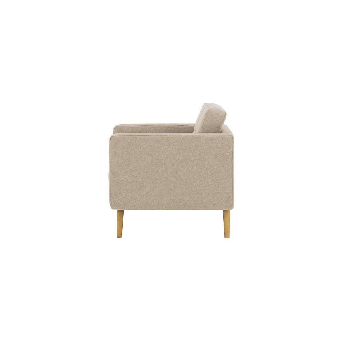 SESSEL Brest-Malmo 8 - Creme, Holz/Textil (80/84/81cm)