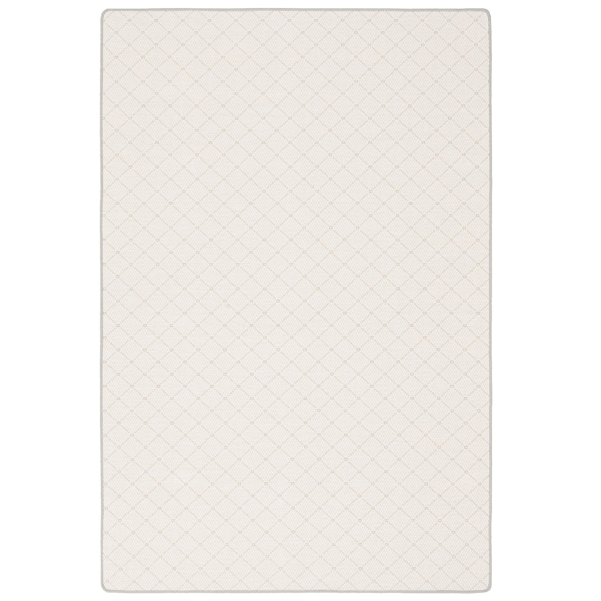 IN & OUTDOOR TEPPICH FLACHGEWEBE OSLO KARO MODERN - Hellgrau, Textil (160/200cm) - Snapstyle