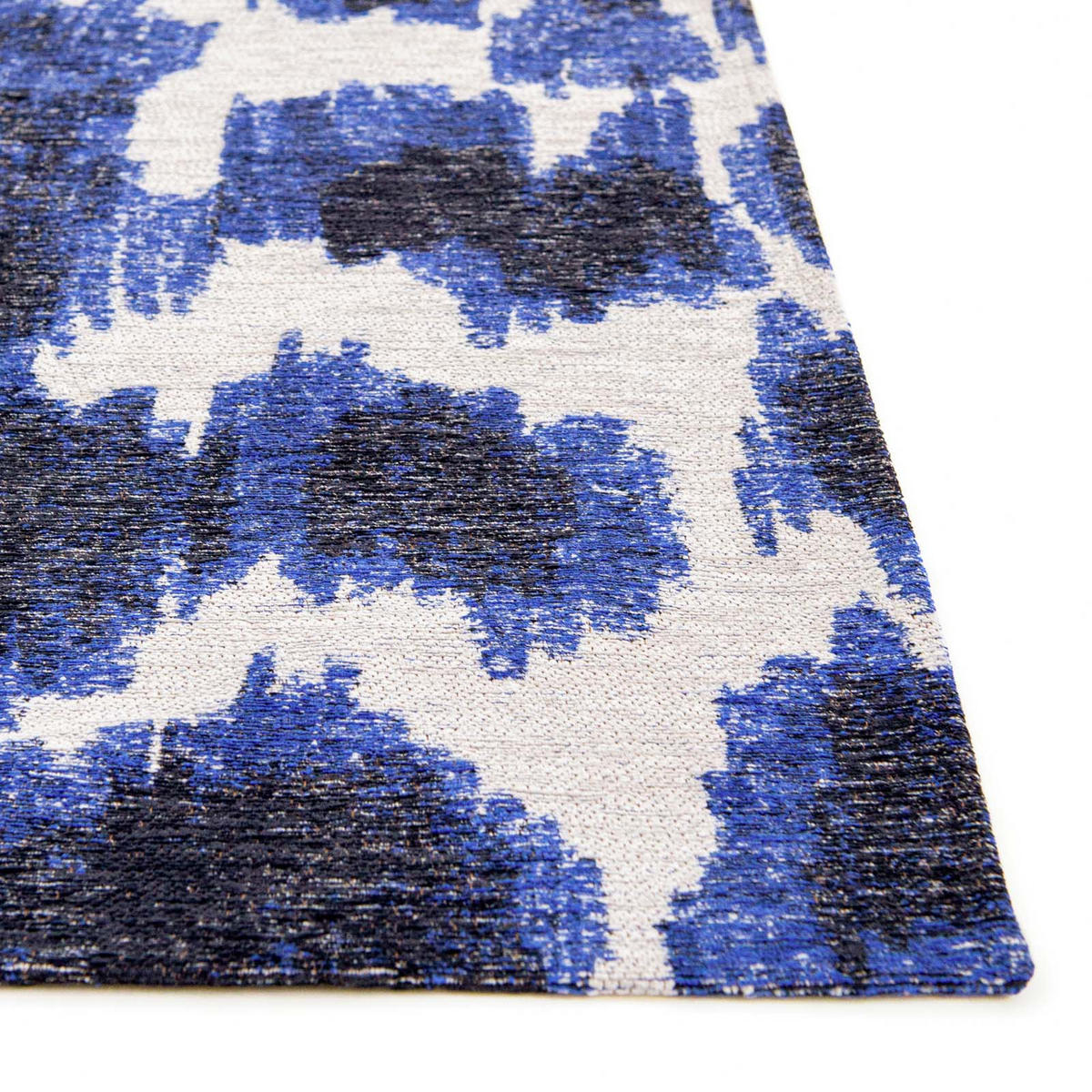 TEPPICH Ikat Ultramarine 80/150 cm - Blau, Textil (80/150cm) - Lola&Moi