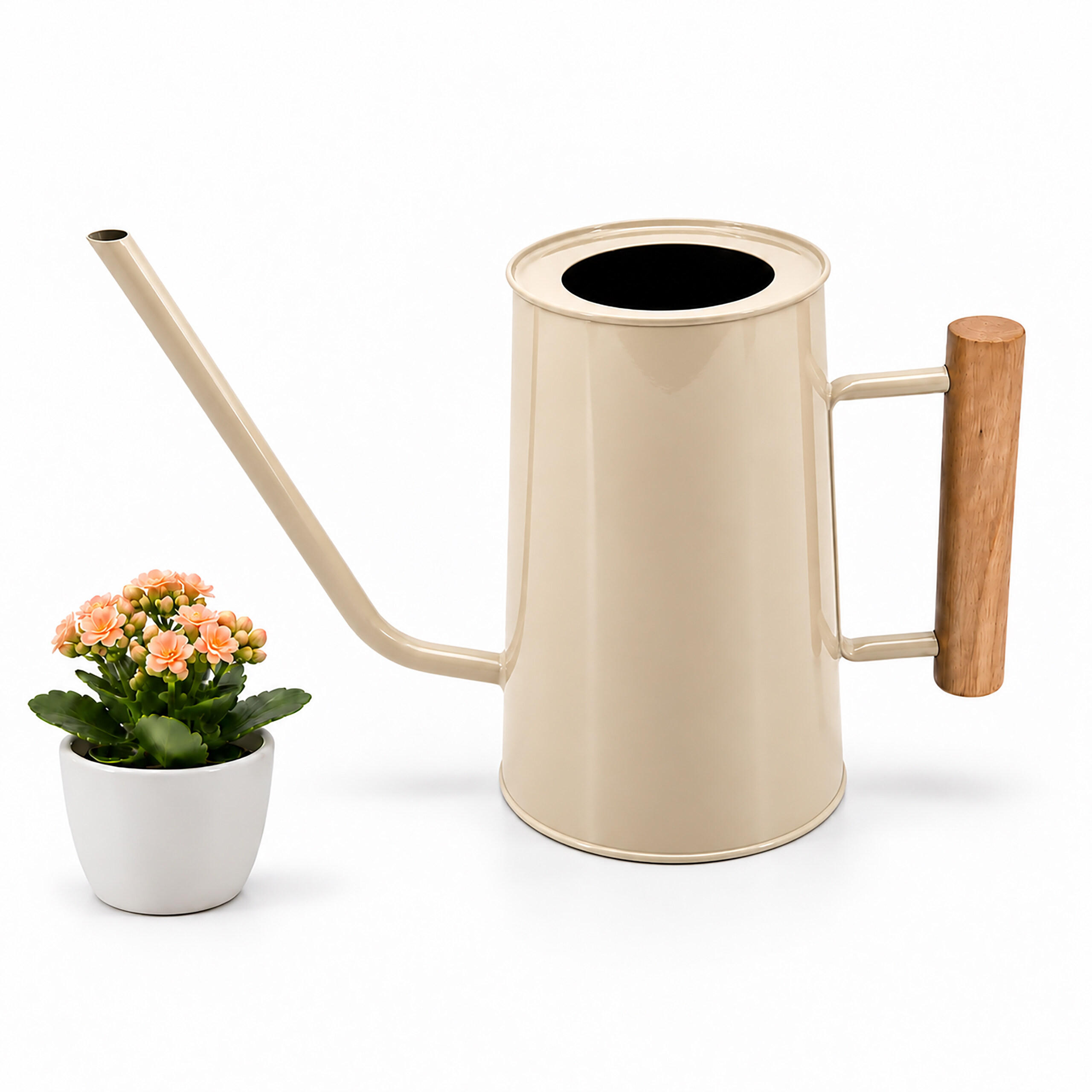 Relaxdays Giesskanne Beige 11x17.5x27 cm