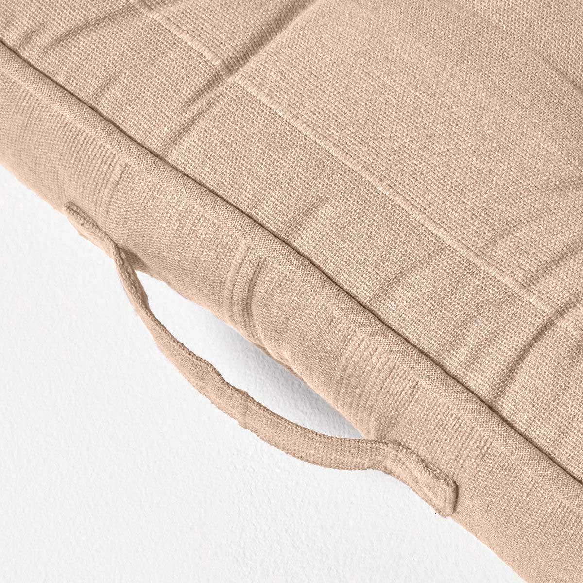 SITZKISSEN Rajput beige 40/40/8 cm - Hellbraun, Textil (40/40/8cm) - Homescapes