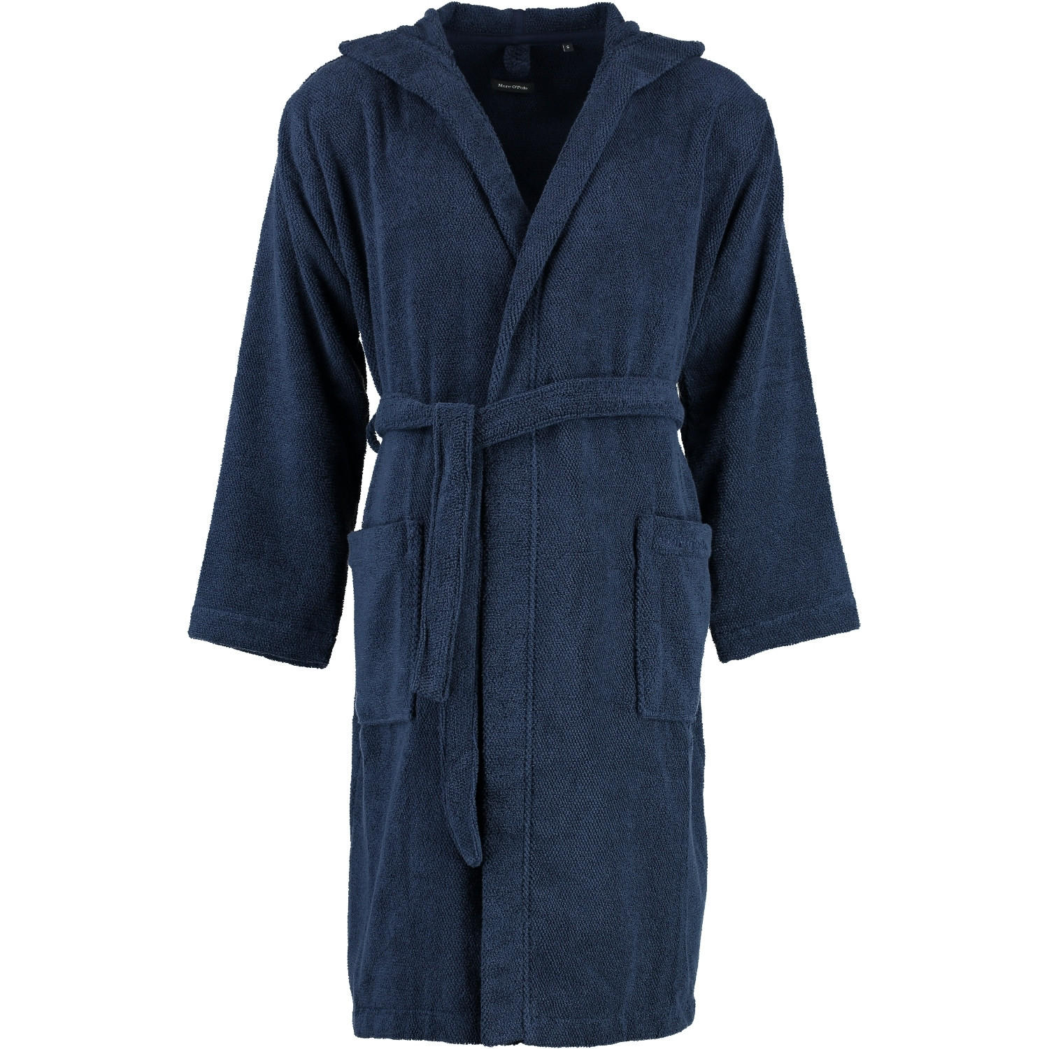BADEMANTEL UNISEX KAPUZE TIMELESS UNI NAVY - Blau, Textil (XLnull) - Marc O'Polo