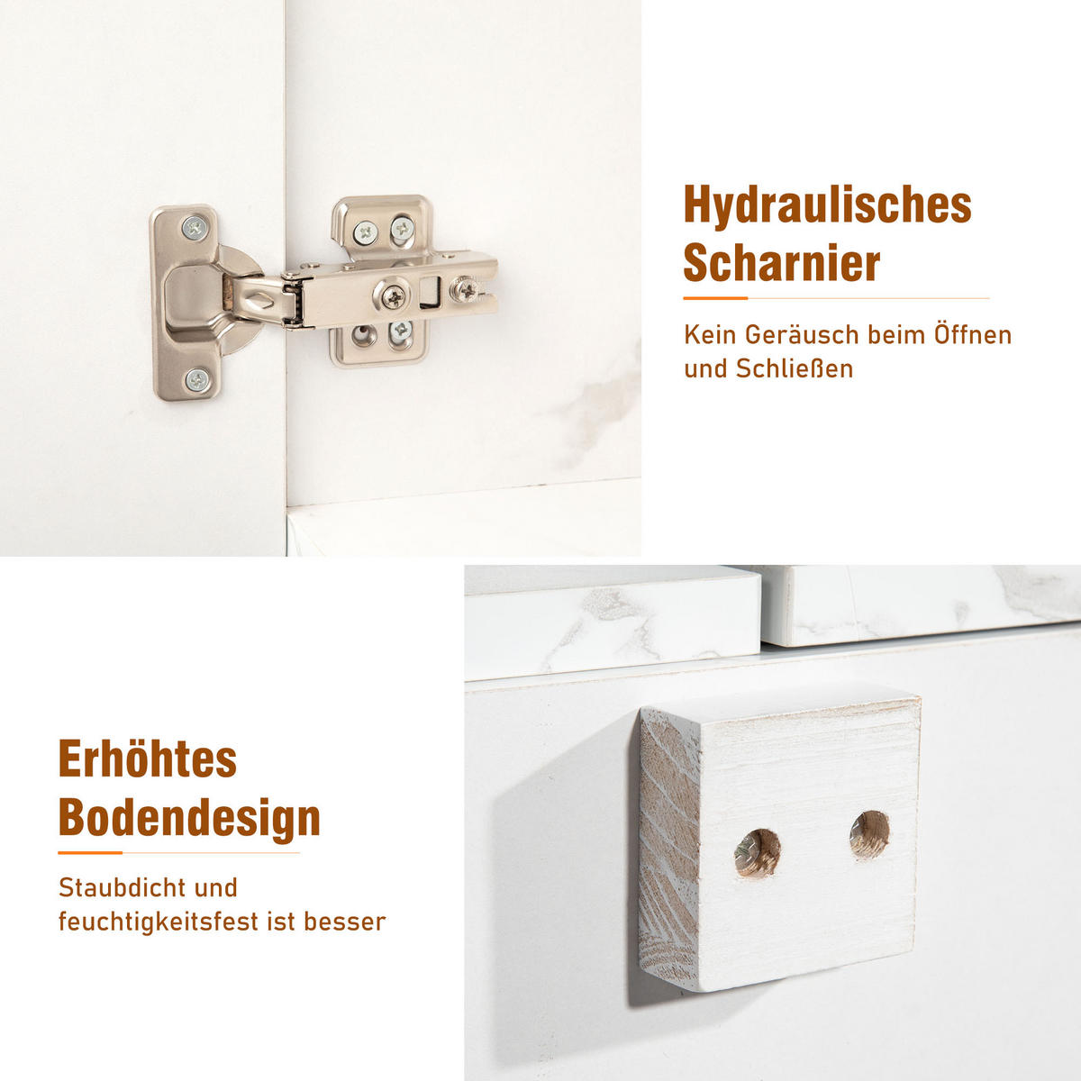 SIDEBOARD, 4 Türen, 2 Schubkästen, 208x39.5x80cm - Weiß, Holzwerkstoff (39.5/80/208cm) - FLIEKS